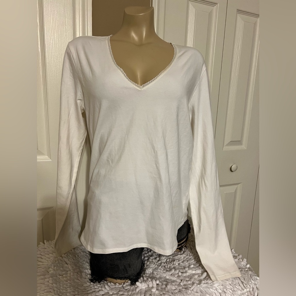 Gap Long Sleeve Stretch Top